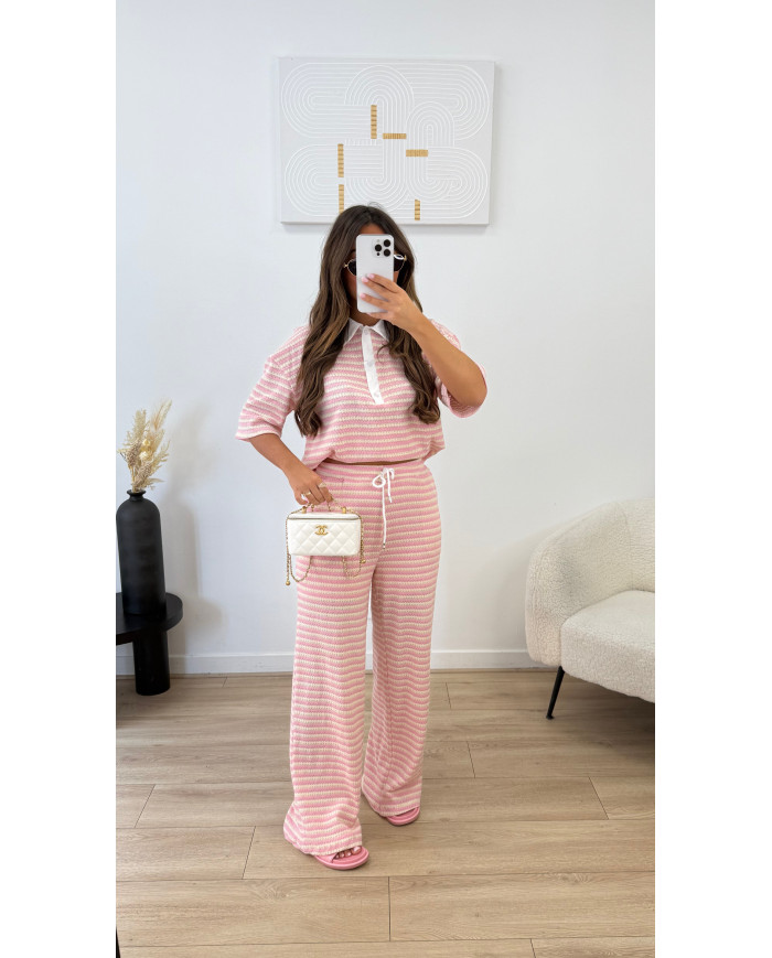 Ensemble crochet marin Rose