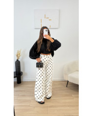 Bermuda Bag Pois Beige