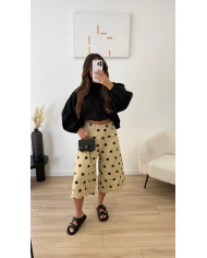 Bermuda Bag Pois Beige