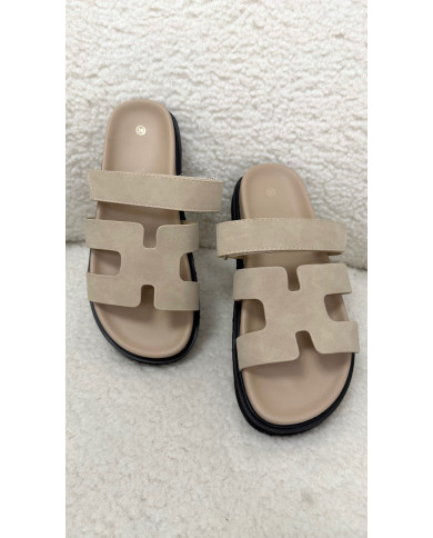 Sandales H beige