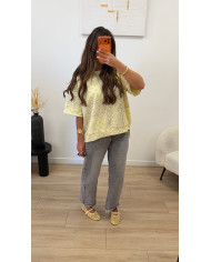 T-shirt épais bandana Jaune