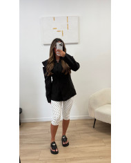 Leggings capri à pois