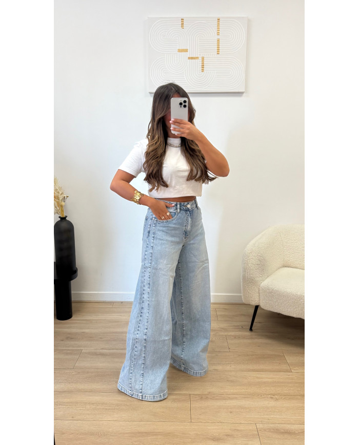 Jean évasé bleu clair Perfect