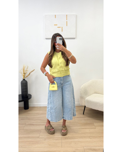 Veste Tweed Jaune Shany