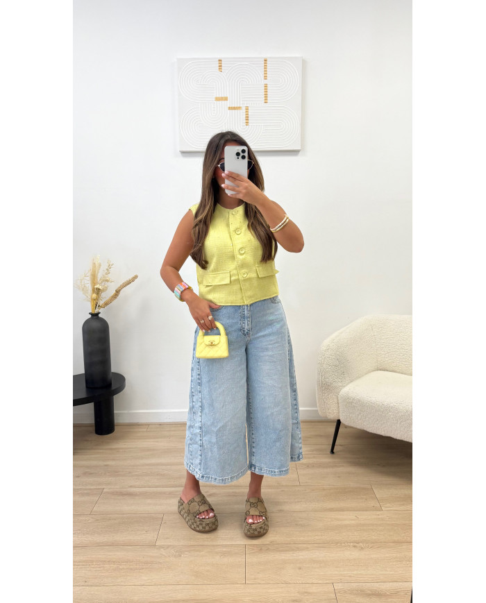 Veste Tweed Jaune Shany