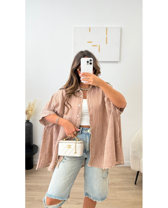 Chemise Tsy gaz Amour Taupe