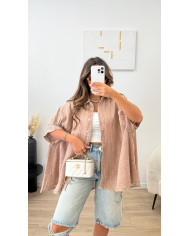 Chemise Tsy gaz Amour Taupe