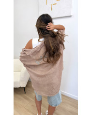 Chemise Tsy gaz Amour Taupe