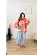 Chemise Blanca rose Multicolore