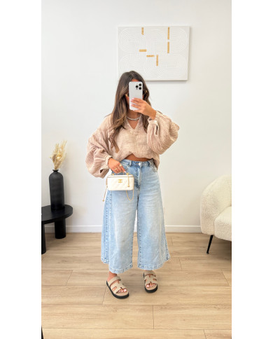 Polo Gaz Amour Beige