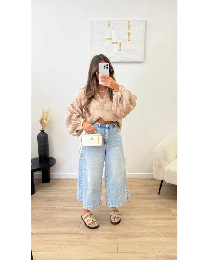 Polo Gaz Amour Beige