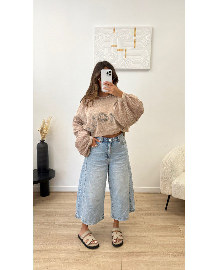 Polo Gaz Amour Beige