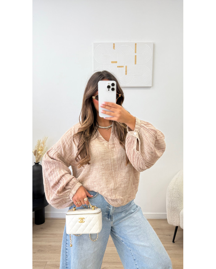 Polo Gaz Amour Beige