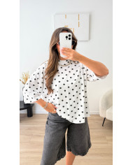 Chemise frange Camel