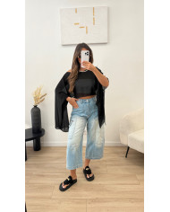 Cape tulle noir