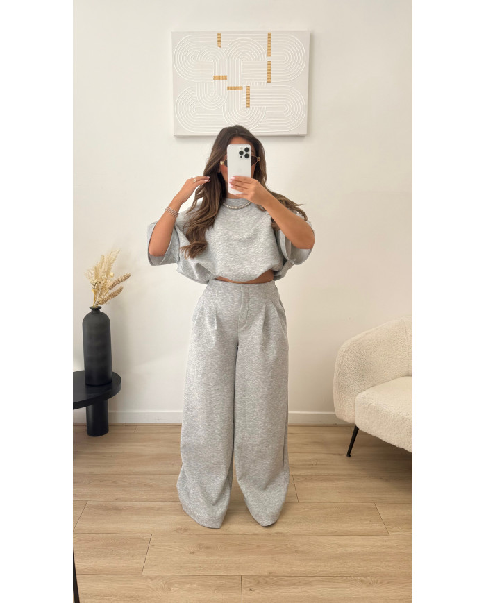 Ensemble jogging Bowl Gris