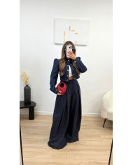 Pantalon Tall costume Bleu marine