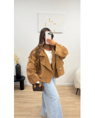 Veste Size jean Camel