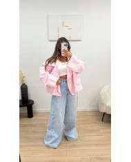Veste Size jean Rose