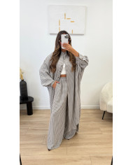 Veste Size jean Rose