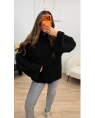 Gilet laine noir