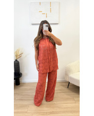 Ensemble crochet Malaga Rust