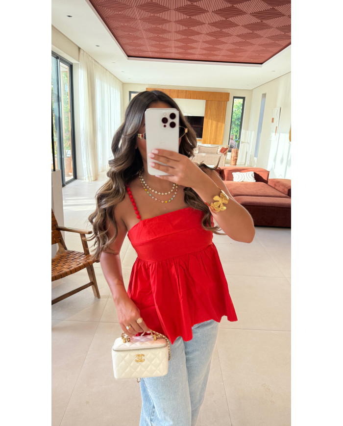 Top Esme rouge