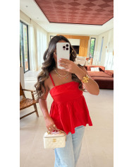 Top Esme rouge