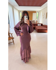 Robe Mast Volant Rust