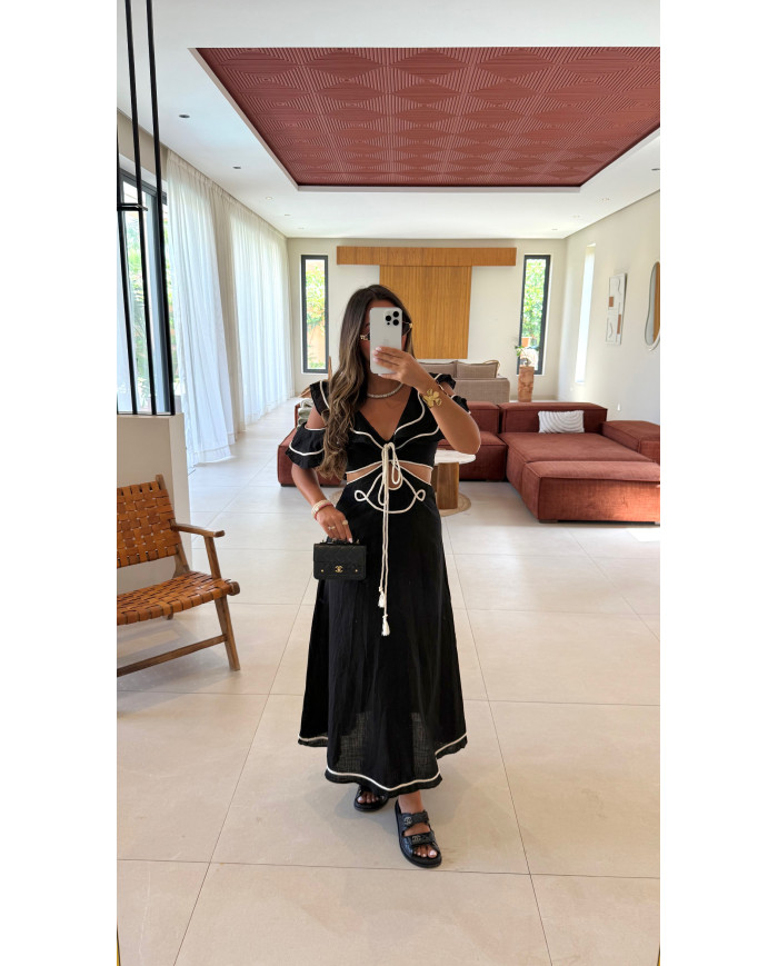 Robe Venise Noir & Blanche