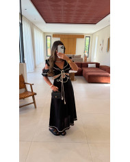Robe Venise Noir & Blanche