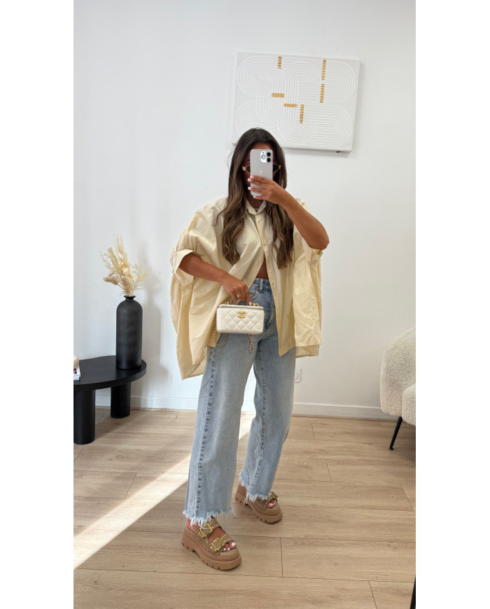 Chemise Oversize Beige