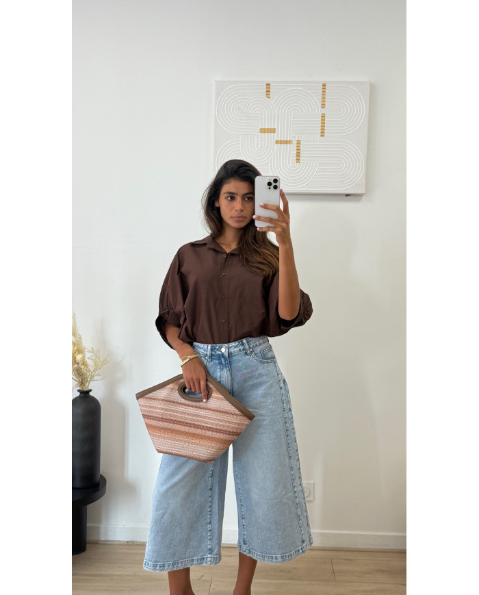 Chemise Oversize Choco