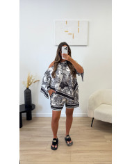 Ensemble short Dio Taupe