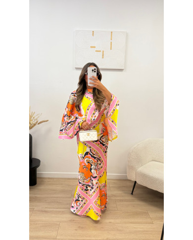 Robe avec Cape imprimé CHUCHY