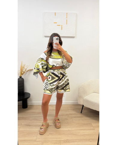 copy of Ensemble short cape Mykonos Choco