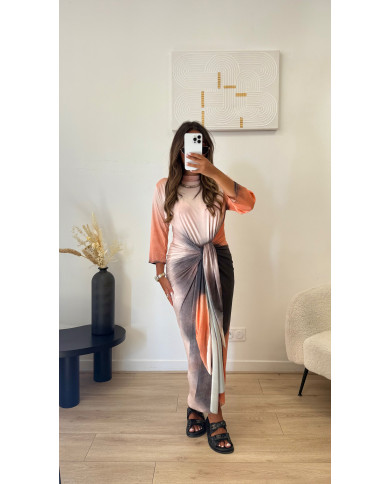 Maillot de bain modest Tie Orange