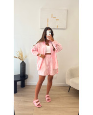 Ensemble chemise Bijoux Rose