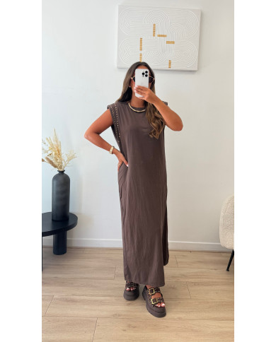 Robe Han clouté Choco précommande