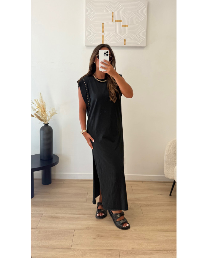 Robe Han clouté noir