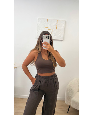 Brassière Skimy coque intégré Choco
