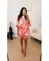 Ensemble short Dio Rouge