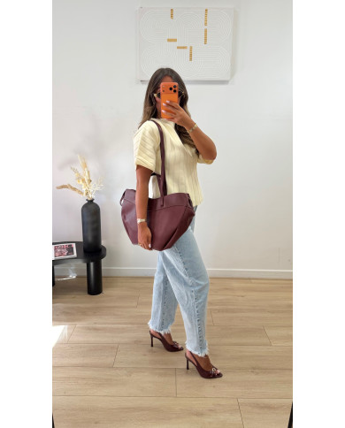 Sac Pauline grand Bordeaux