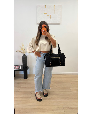 Sac BB grand Noir  Velours