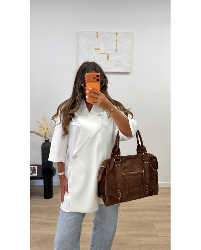 Blazer Croisé blanc