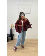 Bombers Satiné Kaki