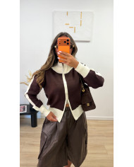 Gilet Zip Celin Bleu Marine