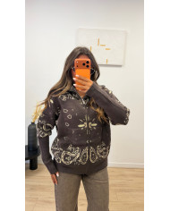 Gilet bandana2 Choco