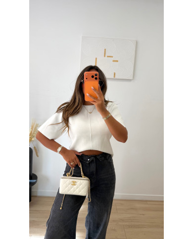 Pull basic basic Blanc