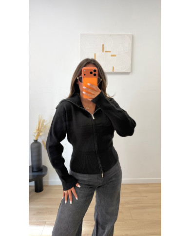 Gilet Perfect Zip Noir